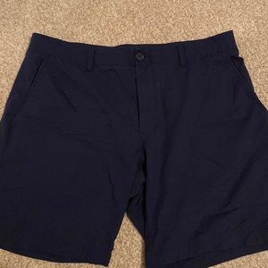 Under armour golf shorts. Navy. Size 38